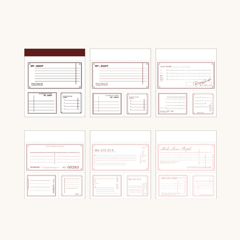 Decorative Border Memo Paper for Scrapbook and Collage Journal – ViVi ...