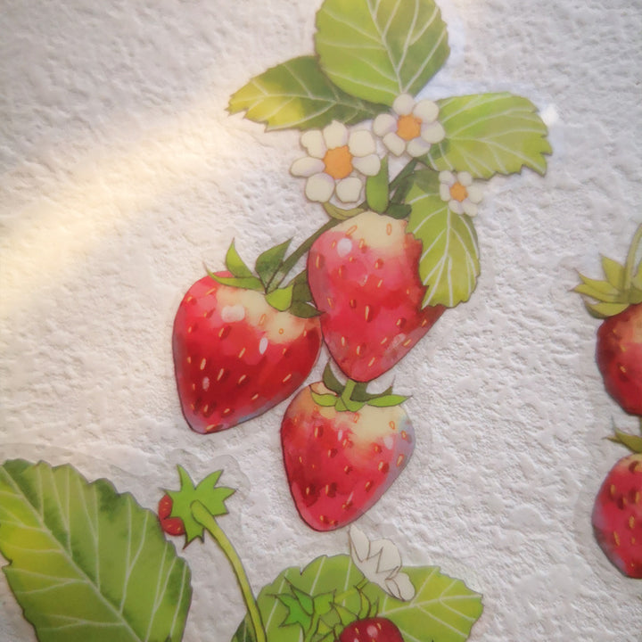 strawberry sticker