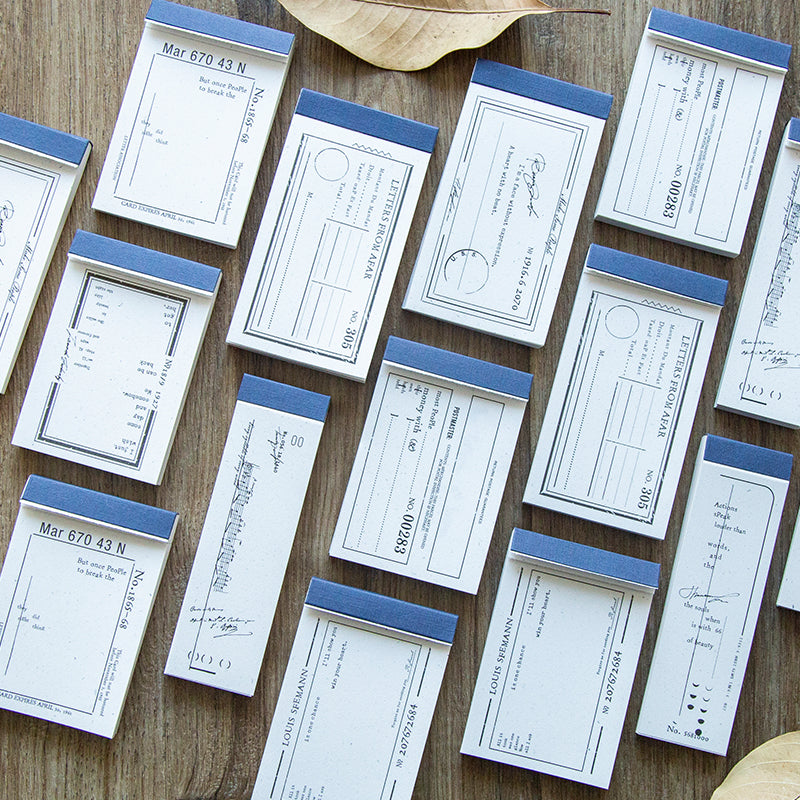Vintage Border Memo Pad Paper for Vintage Junk Journal – ViVi Stationery