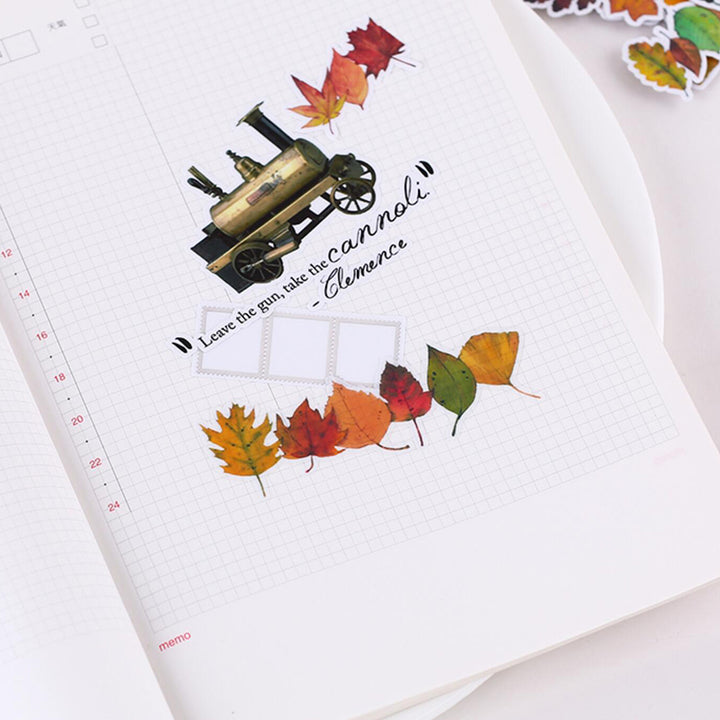 long strip leaf stickers for journaling