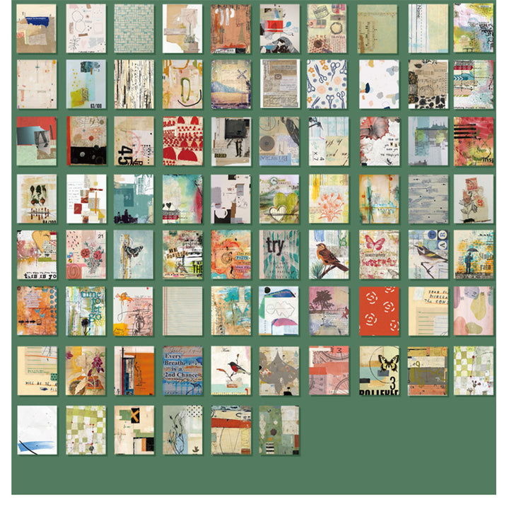 collage pattern scrapbooking papers