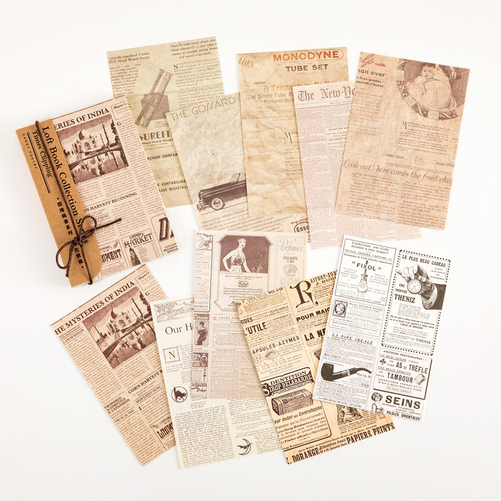 scrapbook paper vintage newspaper