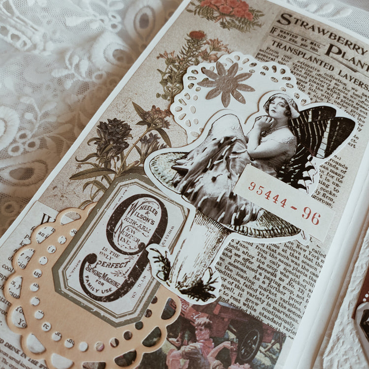 Vintage Number Label Stickers for Scrapbooking and Junk Journal – ViVi ...