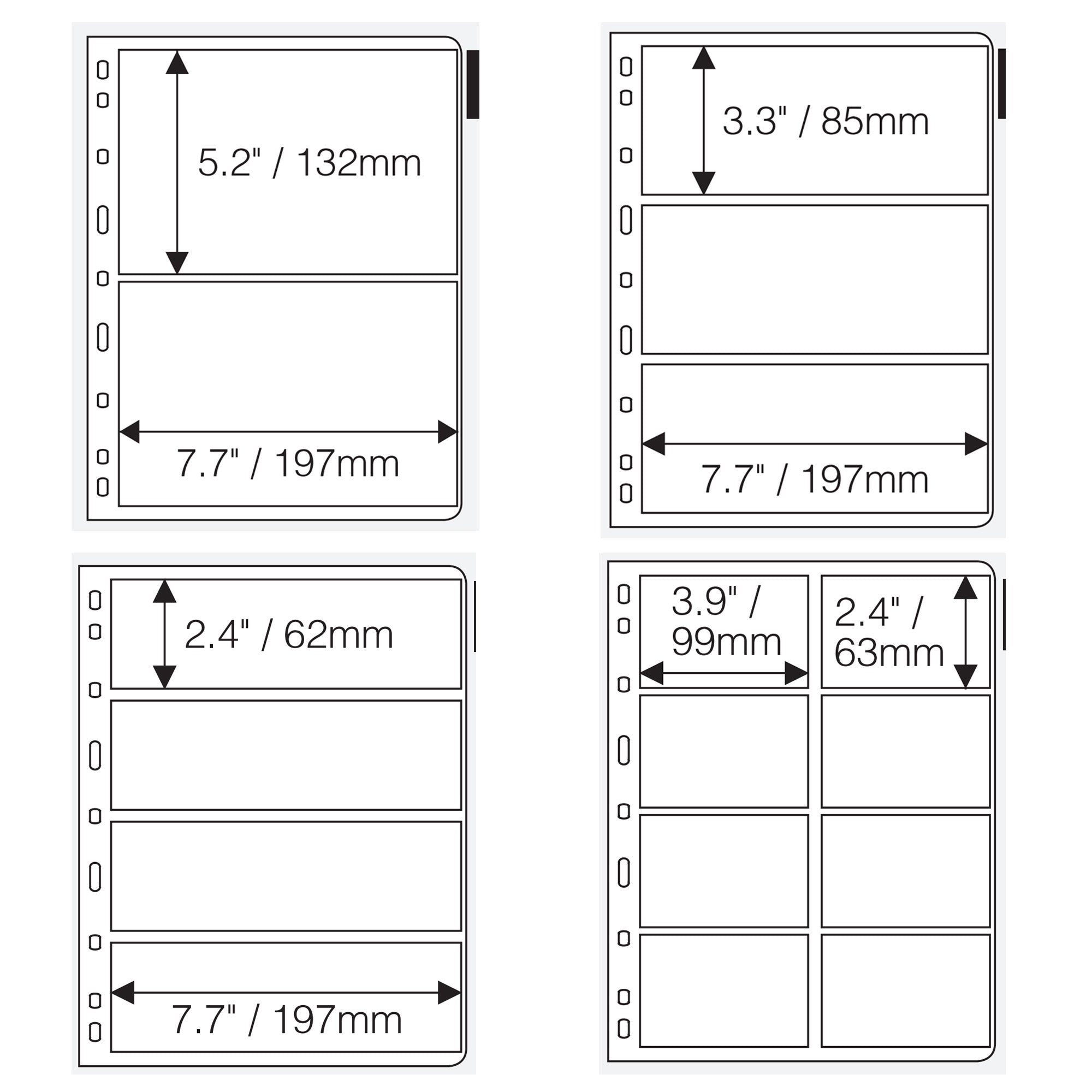 Sheet Guide Box Organizer Sheets for Scrapbook Supplies and Journaling Supplies – ViVi ...