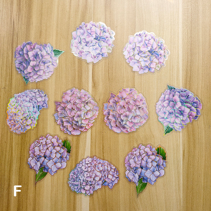 journal flower stickers