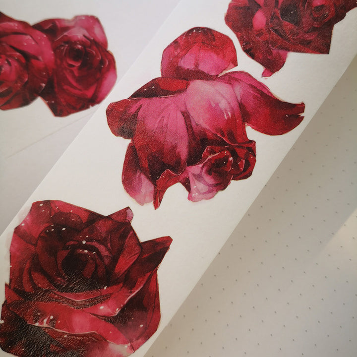 vinyl rose stickers