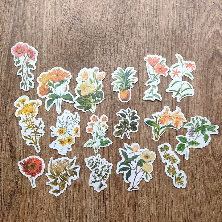 flower stickers for scrapbooking