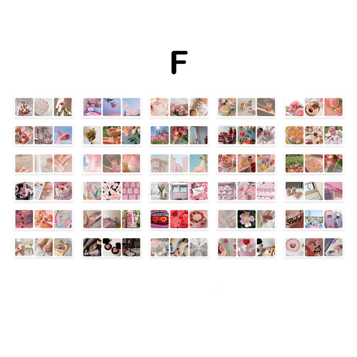 sticker book pink color series