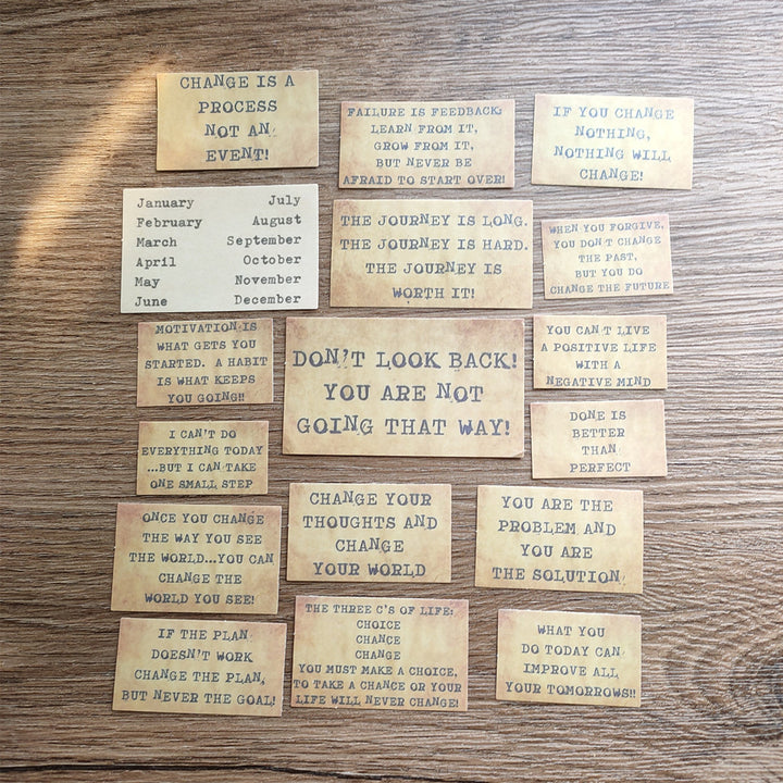 quote stickers for scrapbooks