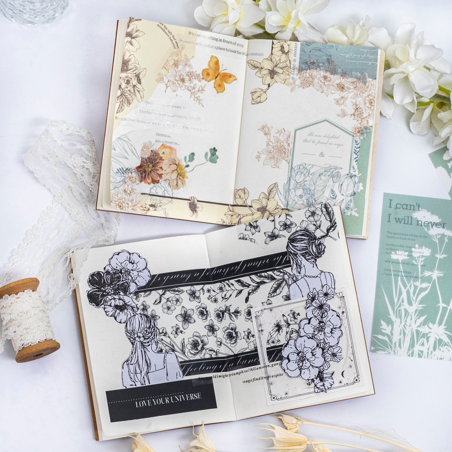 Botanical Vellum Sticker for Scrapbooking and Art Journal – ViVi Stationery