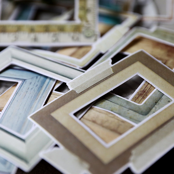 Frame Packing Sticker TZ Vintage Frame Stickers 35PCS for Scrapbook and Junk Journal – ViVi ...