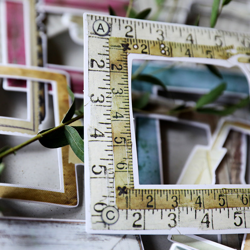 Timely Frame Sticker TZ Vintage Frame Stickers 35PCS for Scrapbook and Junk Journal – ViVi ...
