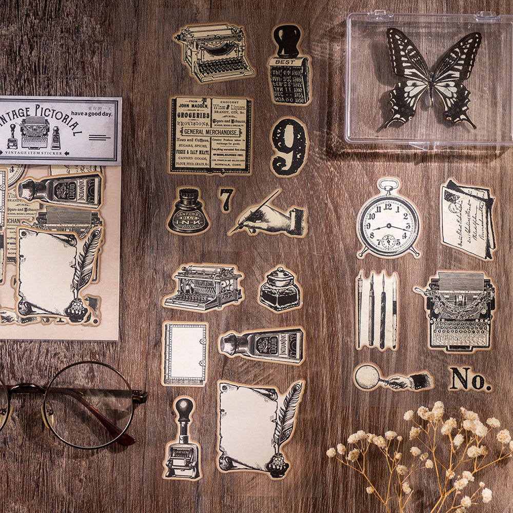 Classic Sticker Vintage Pictorial Sticker for Scrapbooking and Junk Journal – ViVi ...