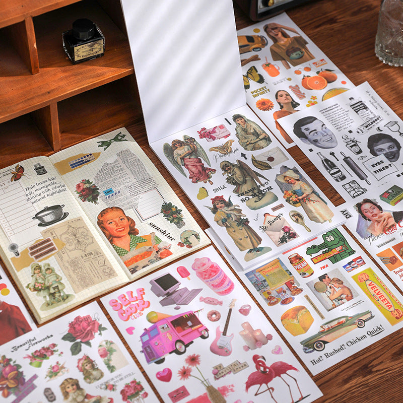 ZAOMO Modern Memories Pre-cut Sticker Book for Scrapbooking and Journal ...
