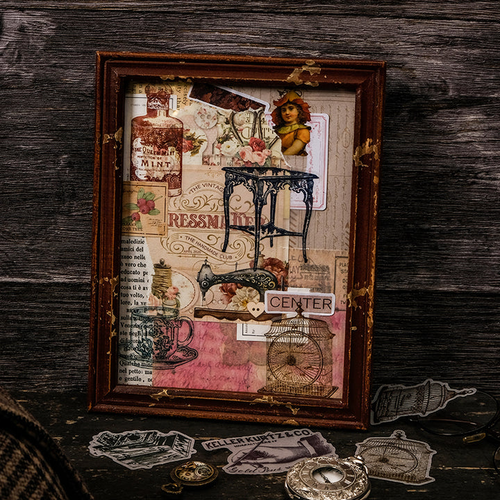 Vintage Vellum Stickers 80PCS for Scrapbook and Junk Journal – ViVi ...