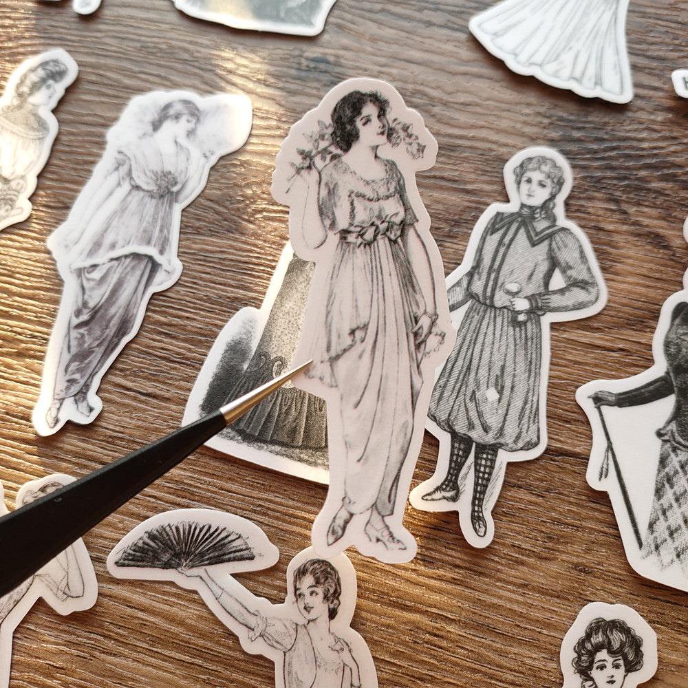 Women Stickers for Art Journal and Scrapbooking – ViVi Stationery