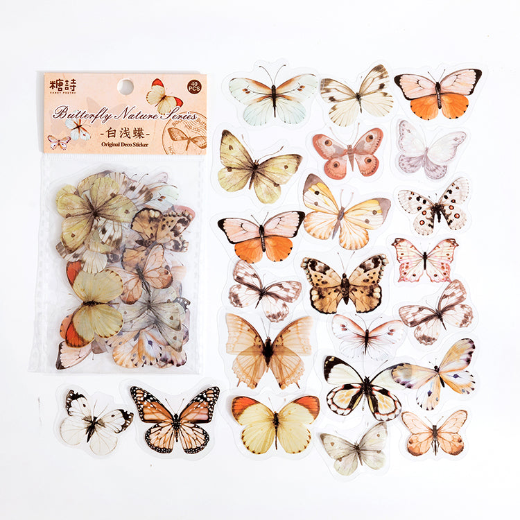 Old-Time Mini Butterflies Stickers [Book]