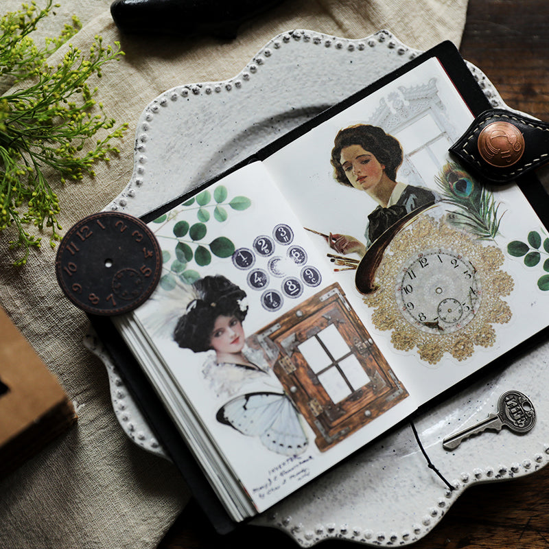 Vintage Women Stickers 56PCS for Scrapbook and Junk Journal – ViVi ...