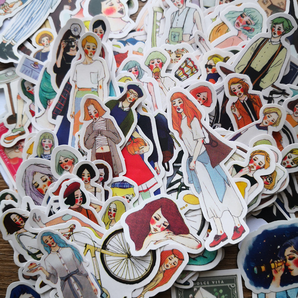 Women Stickers for Art Journal and Scrapbooking – ViVi Stationery