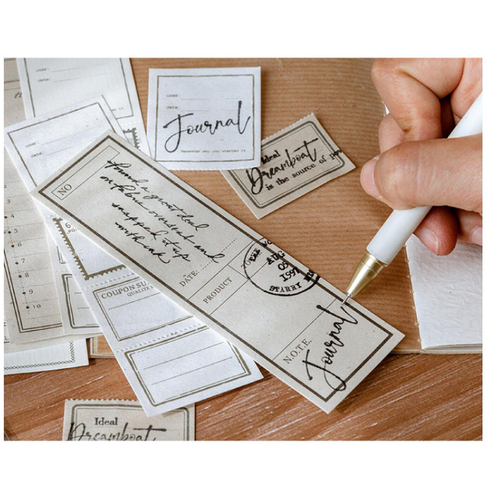 Memо Paper MOCARD Vintage Textured Memo Paper for Scrapbooking and Art Journal ...